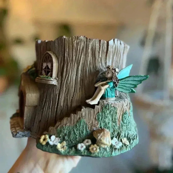 Fairy-Themed Plant Stand / Planter Holder for 4” Pots 🪴 - Picture 6 of 14